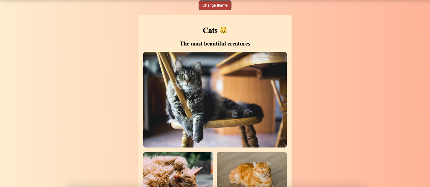 Cat website project